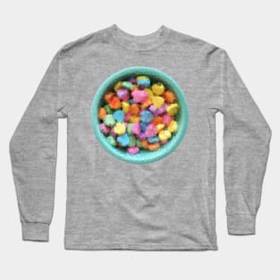 Low Poly Valentine Candy Long Sleeve T-Shirt